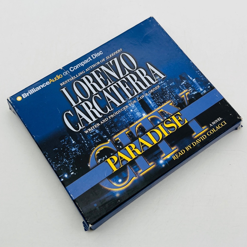 Paradise‎ City Lorenzo Carcaterra Audiobook 5 CD Set Abridged David Colacci 2004